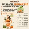 Liệu trình 5 - Bột trà thảo mộc giảm cân Slimfast PRO